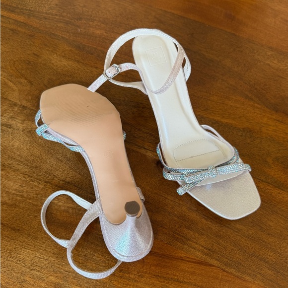 DB Rhinestone Kitten Heels - Picture 2 of 4